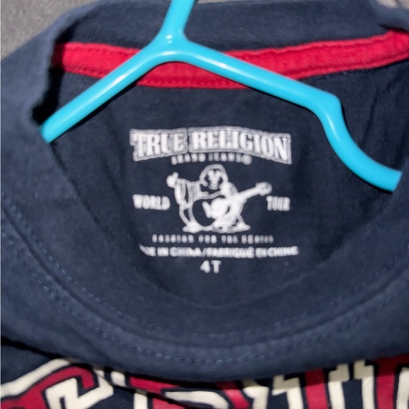 True Religion Kids Dark Blue Long Sleeve Tee - Picture 3 of 3